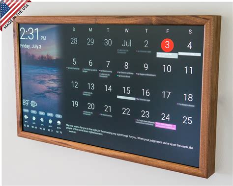 32 Digitale Wandanzeige Smart Screen Wifi Kalender Etsyde