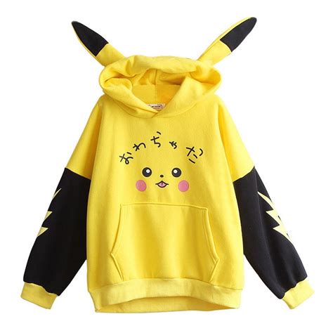 Cute Pikachu Hoodie On Storenvy