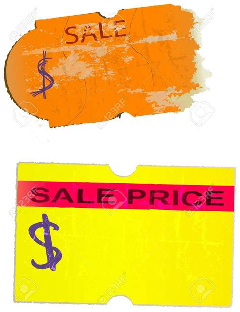 Price Stickers Adhesive Labels Vector Price Sticker Texture