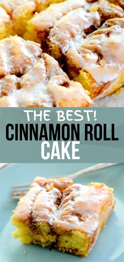 Cinnamon Roll Cake Yellow Cake Mix Recipe Diaries