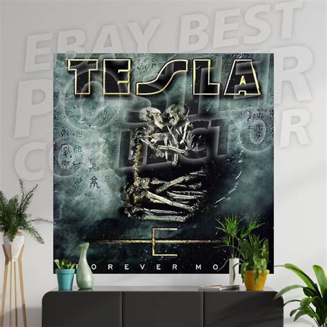 Tesla Forever More Banner Poster Tapestry Vinyl Album Cover Art Ebay