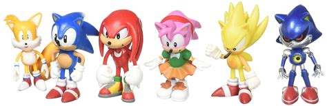 Sonic The Hedgehog Action Figure 6pcs Set Toy