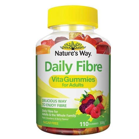 Natures Way Adult Vita Gummies Daily Fibre 110 Supplement