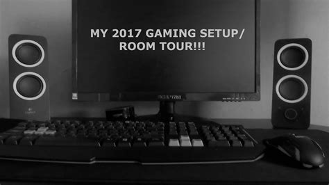 my 2017 gaming setup room tour youtube
