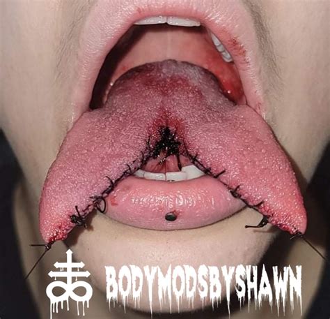 Tongue Splits Body Mods By Shawn