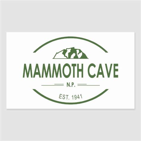 Mammoth Cave National Park Rectangular Sticker In 2020