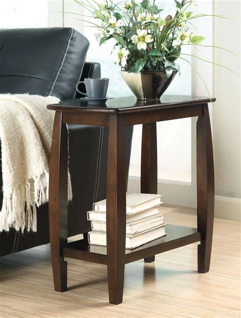 Coaster Accent Tables 900994 Contemporary Bowed Leg Chairside Table