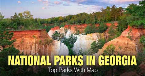 11 Principais parques nacionais na Geórgia GA PhotoTraces