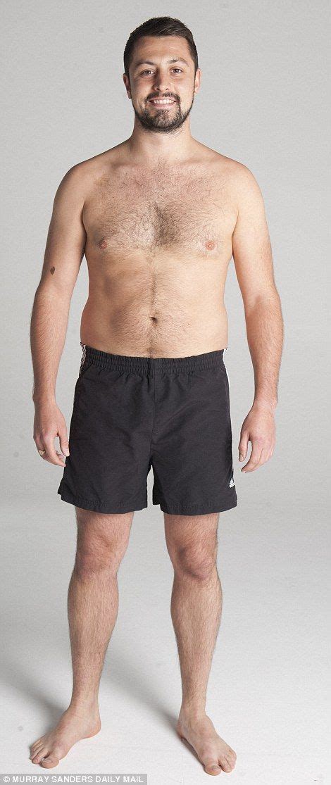 Mighty Skinny Guys Shakeology Male Body Swimsuits Swimwear