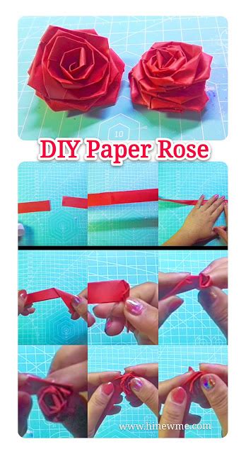 Paper Craft Rose Flowers Step By Step Papercraft Essentials