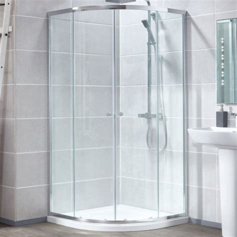 Frontline Aquaglass Intro Quadrant Shower Enclosure With Shower Tray