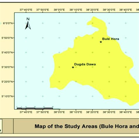 A Map Showing The Locations Of The Study Areas The Hule Hora And Dugda