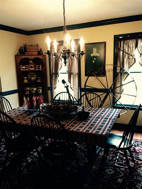January 30, 2018 client projects, design ideas, interiors, paint. The Brooks colonial dining room!! | Primitive dining rooms, Country dining, Colonial dining room