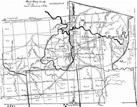 Tngenweb Maury Co Tn 1851 Map