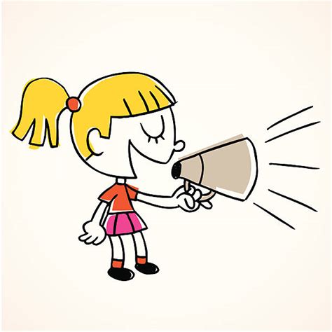 Child Megaphone Illustrations Royalty Free Vector Graphics And Clip Art