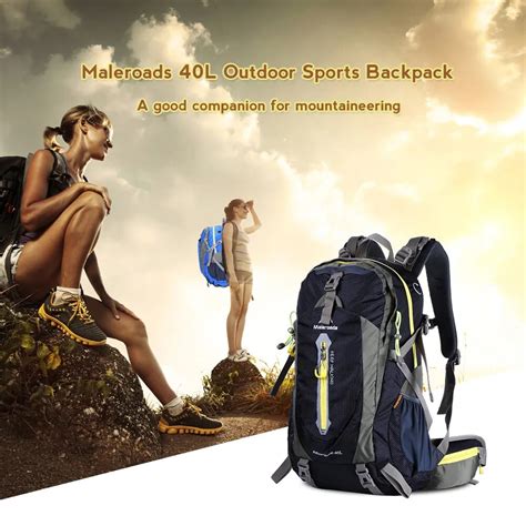 Buy Maleroads 40l Nylon Waterproof Outdoor Backpack Climbing Camping Hiking