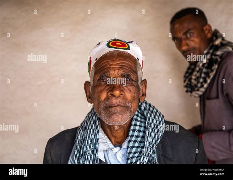 Oromo Pilgrim Man In Sheikh Hussein Shrine Oromia Sheik Hussein