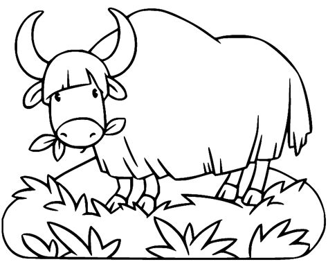 Coloriages Yak à Imprimer Coloriages Yak Des Coloriages Pour