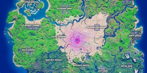 Fortnite Map With Names