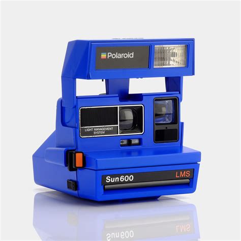 Polaroid 600 Primary Blue Instant Film Camera Retrospekt