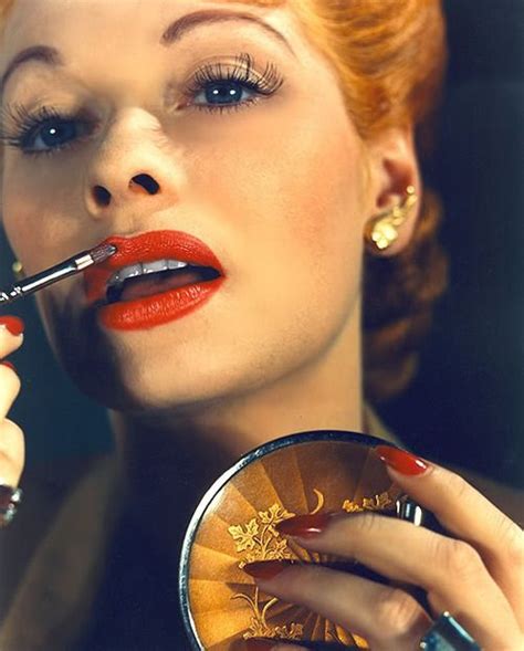 The History Of 1940s Makeup 1940 To 1949 In 2020 Lucille Ball Love
