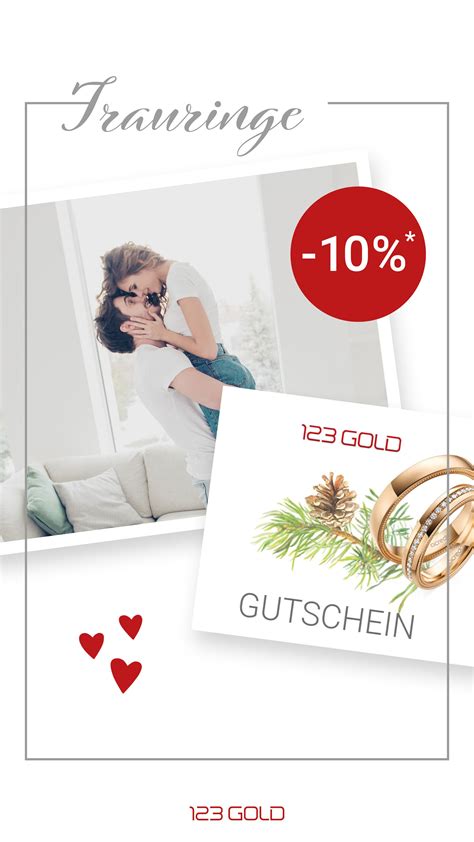 10 rabatt auf trauring gutscheine ️ sichern sie sich jetzt einen gutschein bei 123gold und