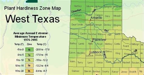 Texas Planting Zones Usda Map Of Texas Growing Zones