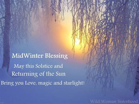 Midwinter Blessing Winter Solstice Poems Winter Solstice Quotes