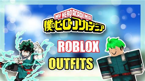My Hero Academia Roblox Outfit Ideas Anime Youtube