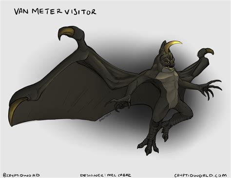 Van Meter Visitor A Cryptid From Iowa Design By Mel Cabre Cryptids