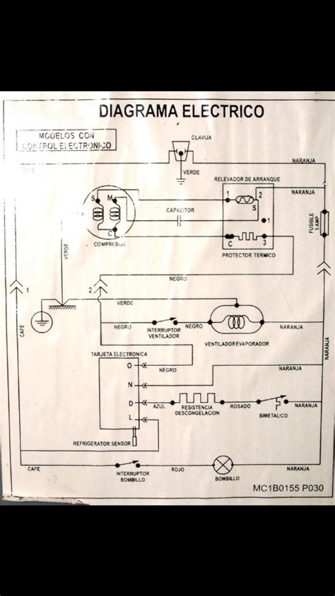 Diagrama De Tarjeta Electronica De Nevera Haier Yoreparo