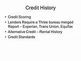 Images of Residential Merged Credit Report