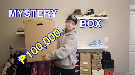 ₱100000 Hypebeast Mystery Box Unboxing Youtube