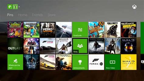 Xbox One Home Page My Quick Tour Youtube