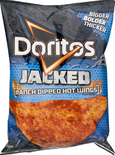 Doritos Jacked Tortilla Chips Ranch Dipped Hot Wings Doritos