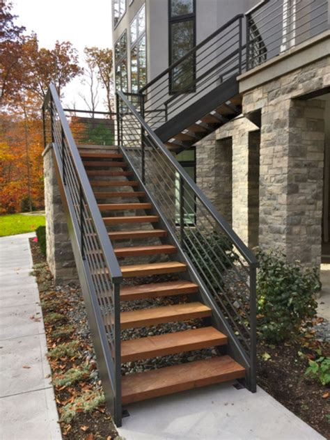 25 Marvelous Outdoor Stairway Ideas For Creative Home Design Exterior