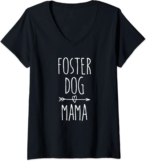 Womens Foster Dog Mom T Cute Rescue Pet Adoption Foster