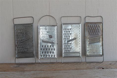 Vintage Cheese Grater All In One Cheese Grater Rustic Etsy