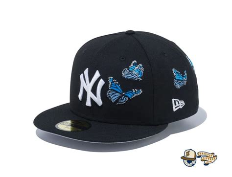 New York Yankees Butterflies 59fifty Fitted Cap By Mlb X New Era