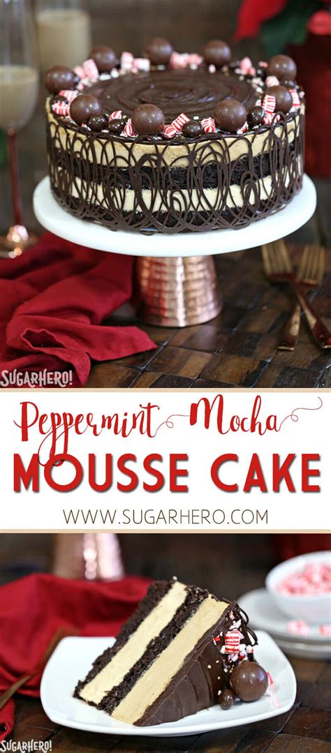 Peppermint Mocha Mousse Cake Is The Perfect Holiday Party Cake It