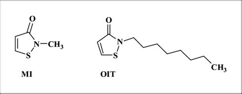 Chemical Structure Of Methylisothiazolinone Mi And Download