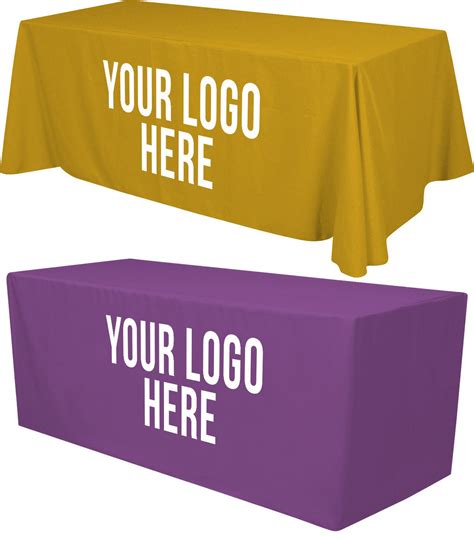 6ft Tablecloth With 1 Color Logo Tf6oc