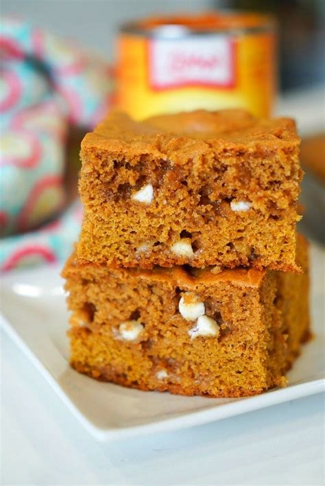 Pumpkin Blondies With Cake Mix Are The Best If Youre Ready For A