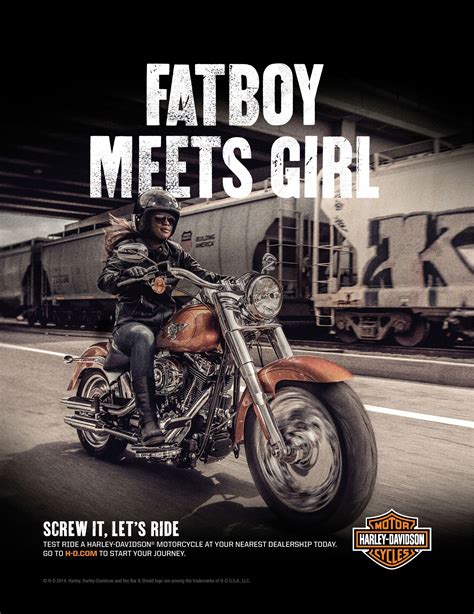 Our Localised Creative Work For Harley Davidsons Screw It Lets Ride