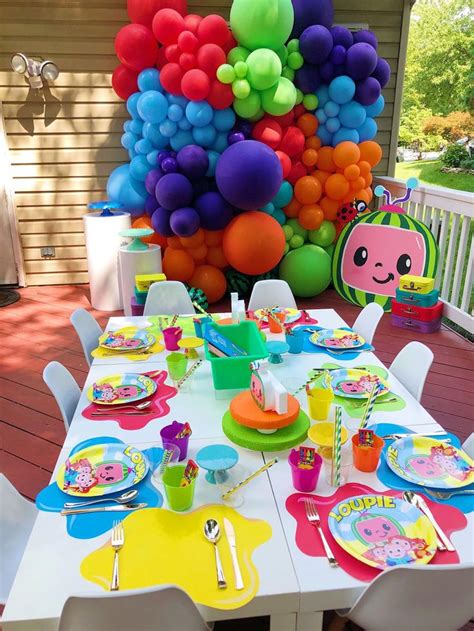Cocomelon Watermelon Birthday Parties Baby Birthday Party Theme 2nd