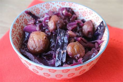 Chou rouge aux marrons au Cookeo