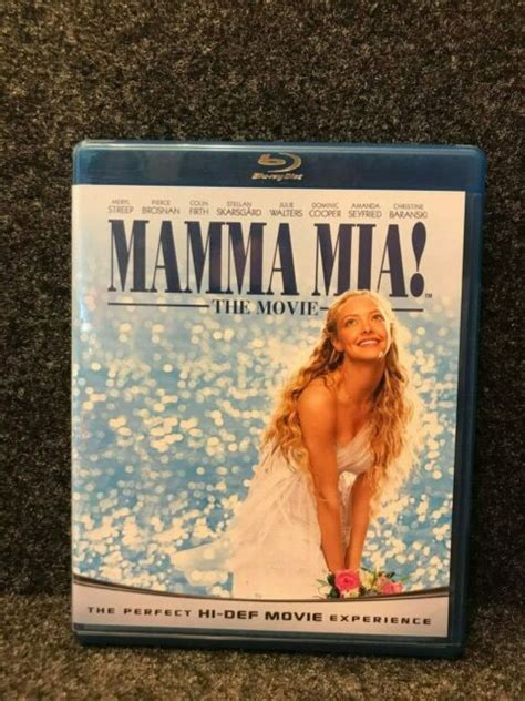 Mamma Mia Blu Ray Disc 2008 2 Disc Set Ebay