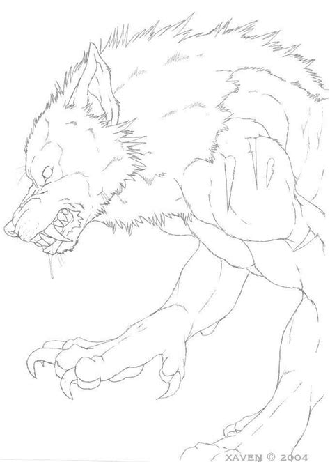 1000 Images About Werewolves On Pinterest Sketch Coloring Page Werewolf