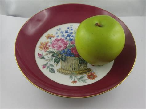 Ak Kaiser W Germany Beautiful Porcelain Plate Colourful Etsy