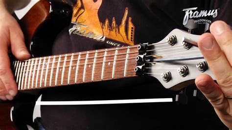 Framus Tutorial Setup Of A Guitar With A Floyd Rose Tremolo Youtube